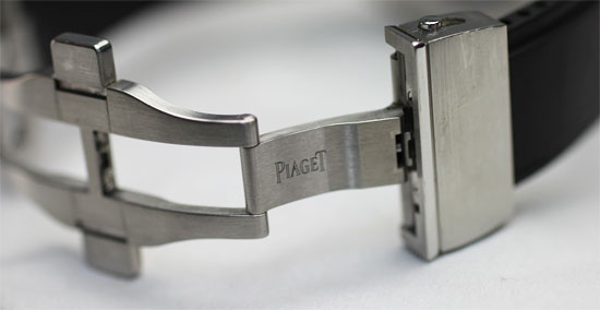 PIAGET ピアジェ スーパーコピー ポロ45 クロノグラフメンズ ステンレススティール SS ×チタン 黒 GOA34002